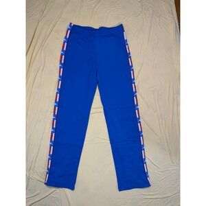 Vintage Kappa Sport Track Pants Made in Italy Blue Red White Logo Tape Mens L